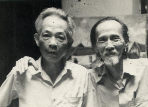 Duong Bich Lien and Bui Xuan Phai - Photo taken in 1984