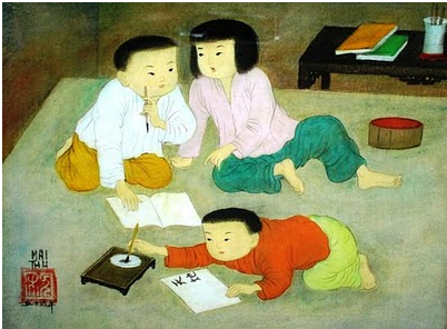 Theme of Children by Mai Trung Thu